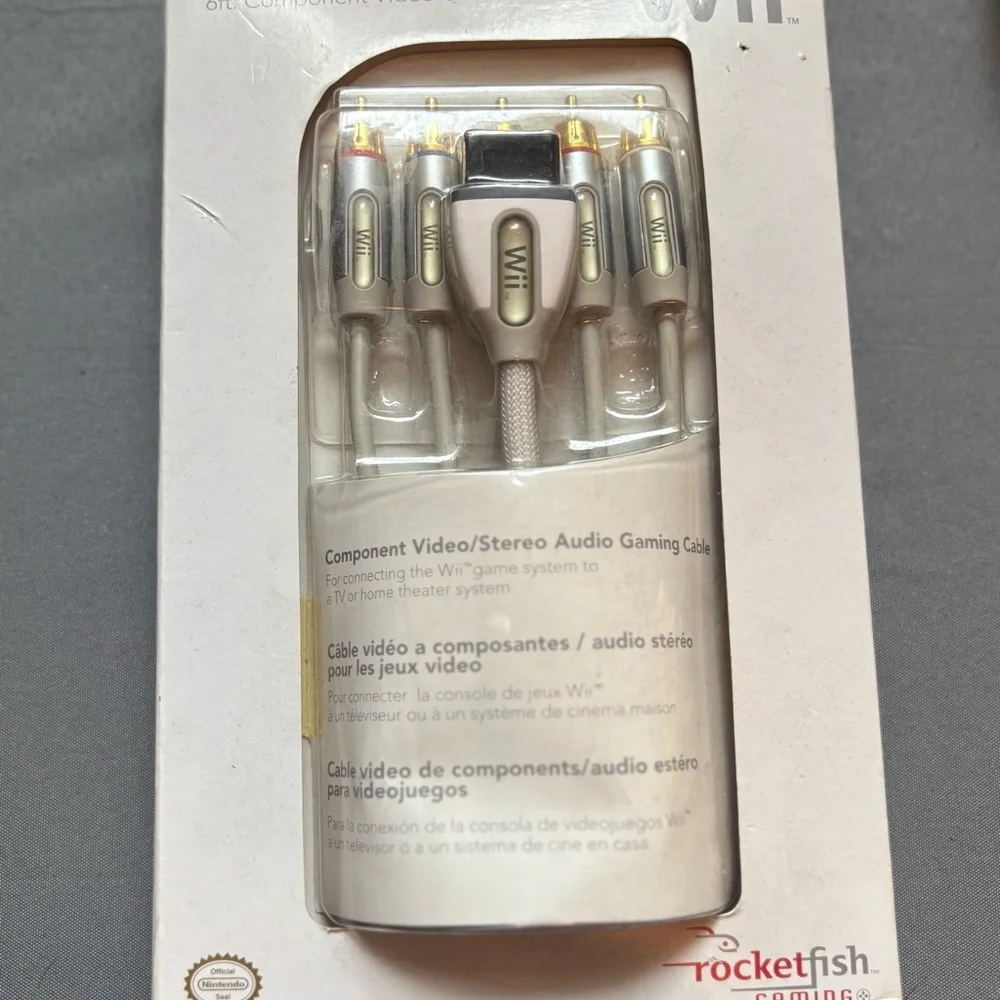 New In Package Wii cables